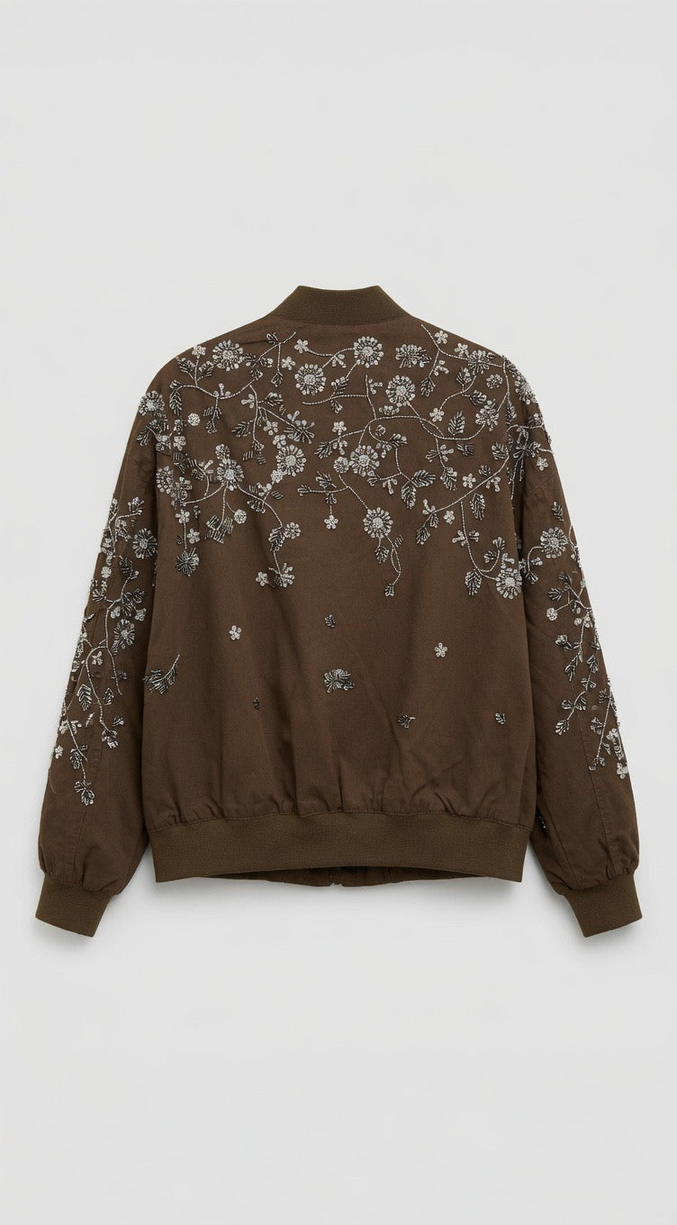 Casual chic bomber jacket