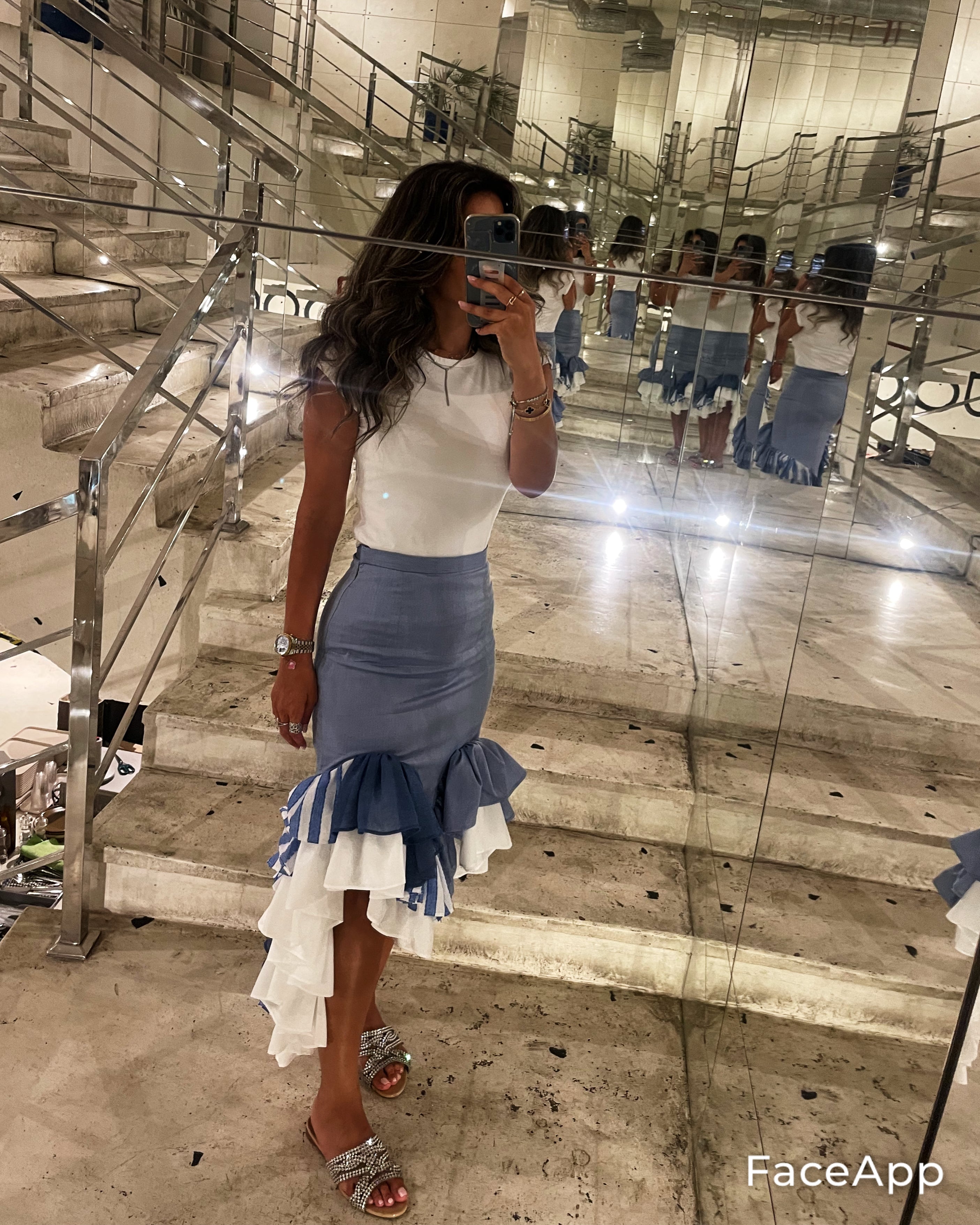 Blue skirt #7