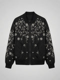 Casual chic bomber jacket