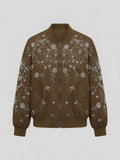 Casual chic bomber jacket